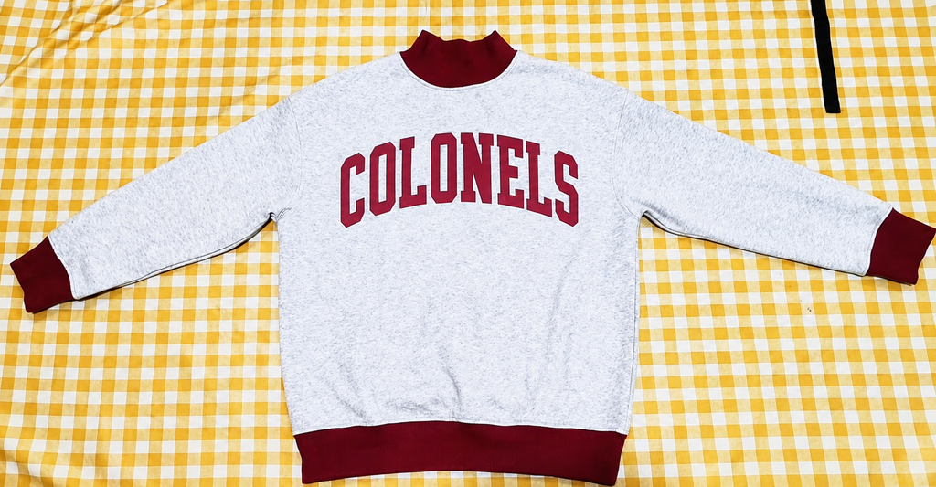 PREORDER: Eastern Kentucky University Reversible Polka Dot Mock Neck