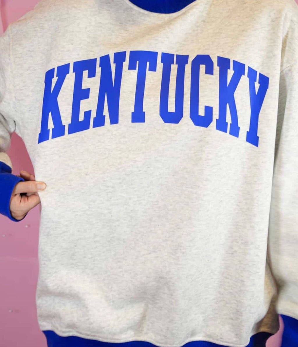 PREORDER: Kentucky Polka Dot Reversible Mockneck