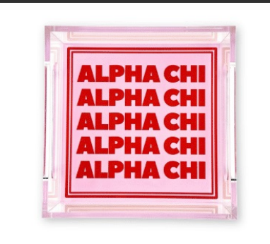 Acrylic Sorority Tray