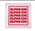 Acrylic Sorority Tray