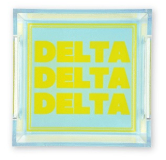 Acrylic Sorority Tray