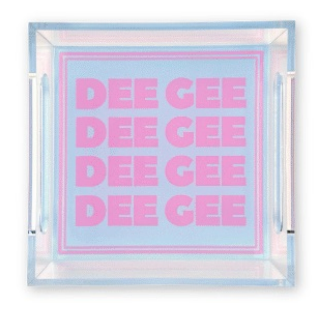 Acrylic Sorority Tray